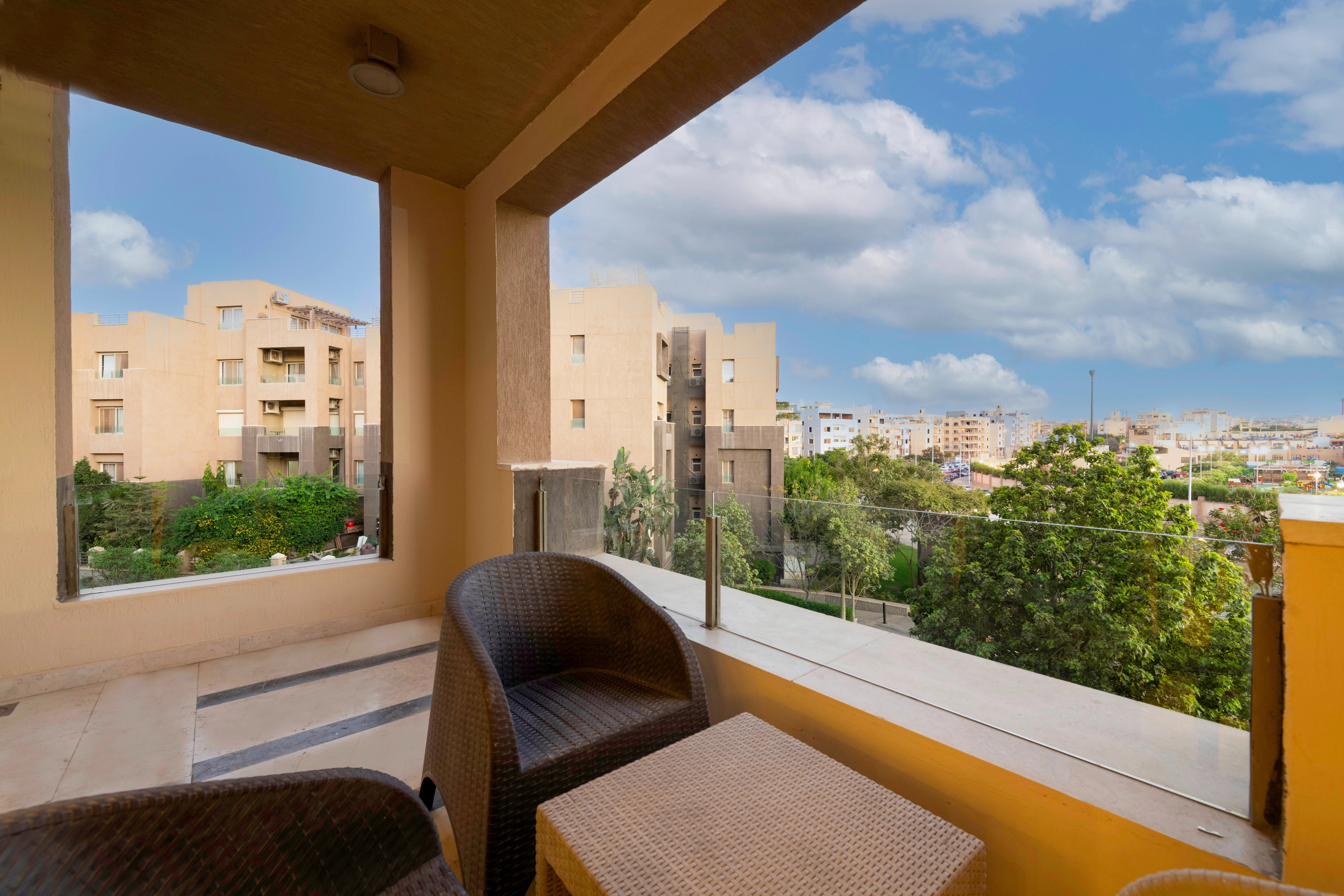 Sahara 2BR The Village Palm | New Cairo By Kennah — Apartment in The Village, Near Point 90 Mall, AUC Avenue, South Teseen St., New Cairo, Egypt — photo 3
