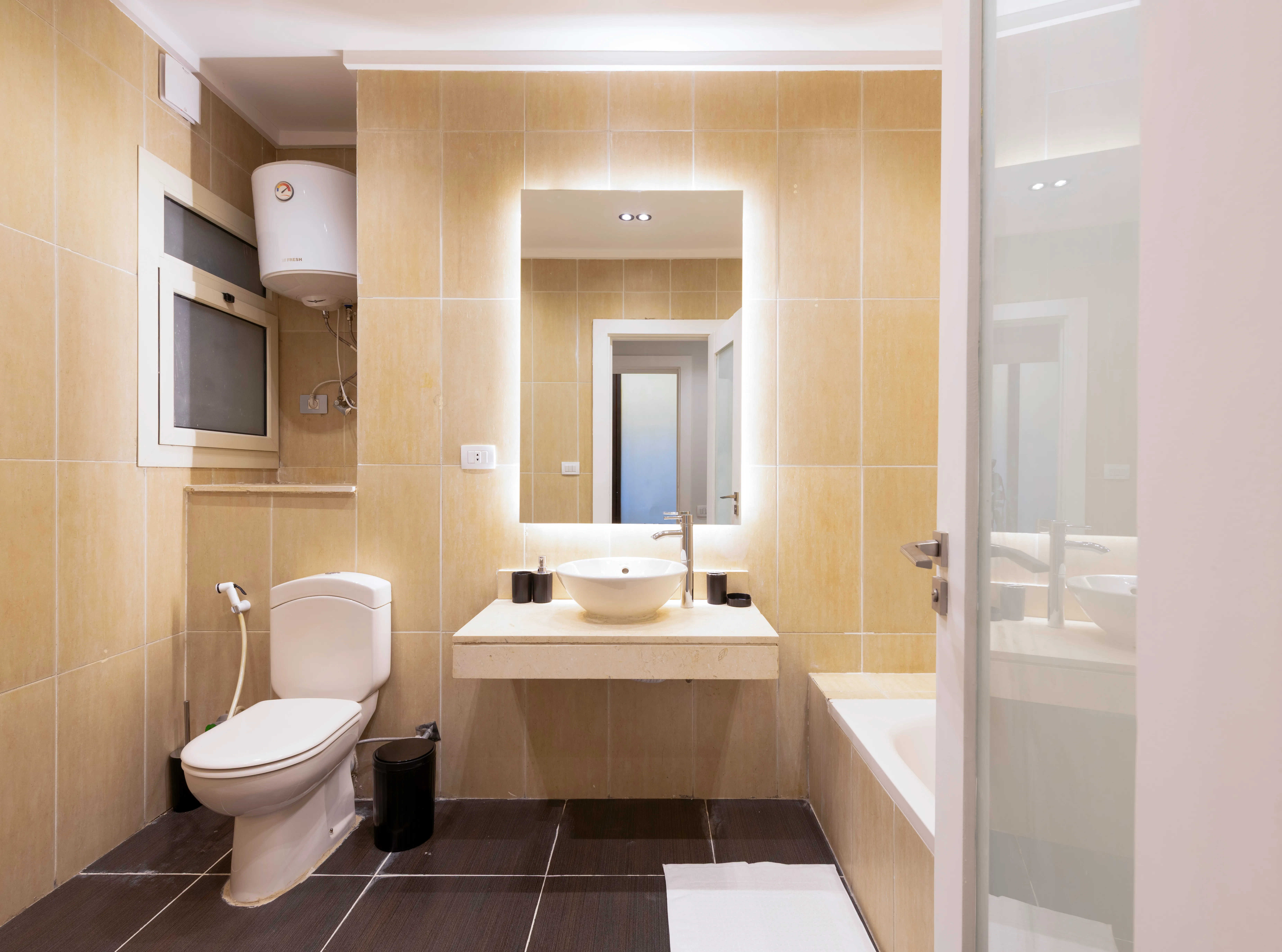 Sahara 2BR The Village Palm | New Cairo By Kennah — Apartment in The Village, Near Point 90 Mall, AUC Avenue, South Teseen St., New Cairo, Egypt — photo 8