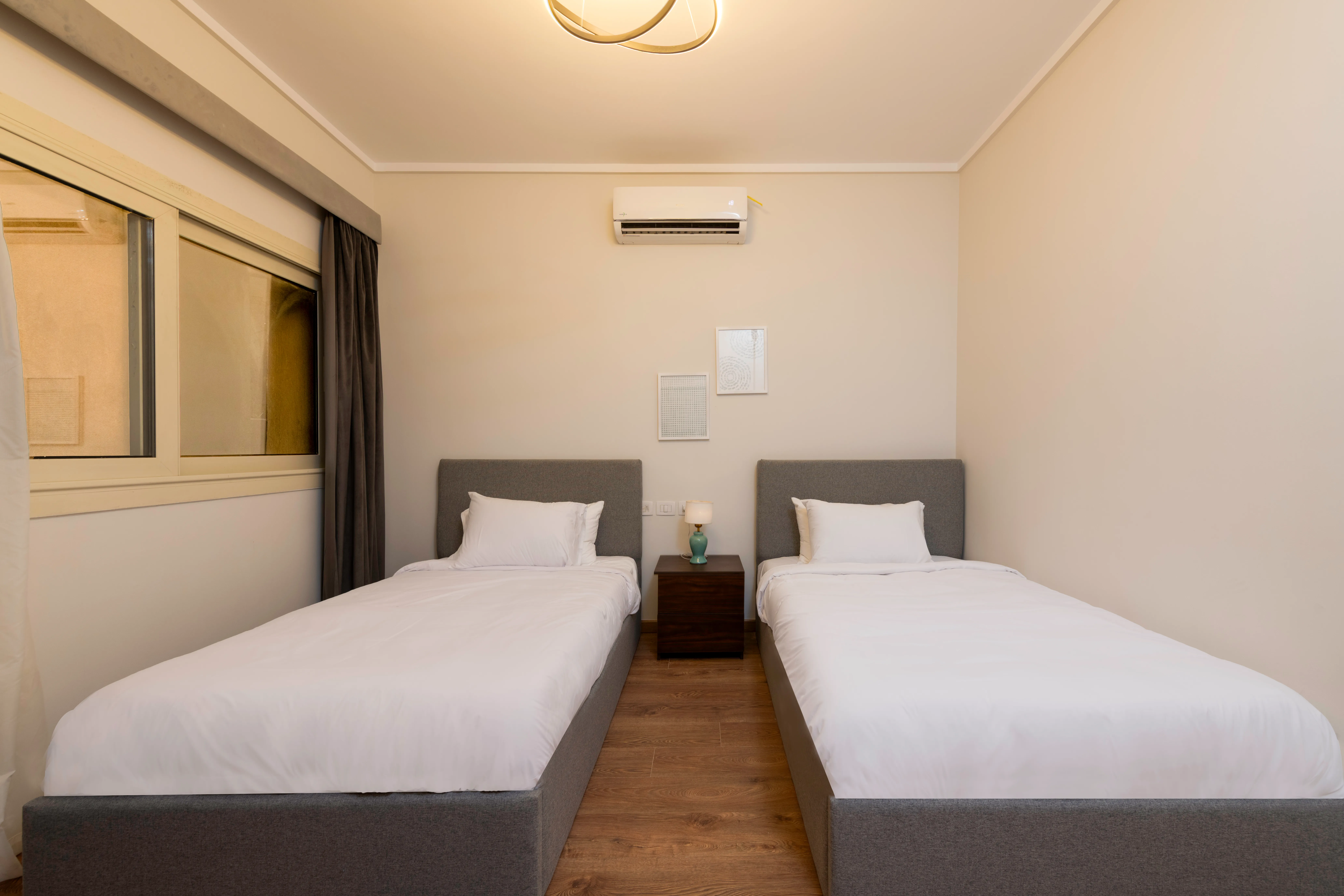 Sahara 2BR The Village Palm | New Cairo By Kennah — Apartment in The Village, Near Point 90 Mall, AUC Avenue, South Teseen St., New Cairo, Egypt — photo 12