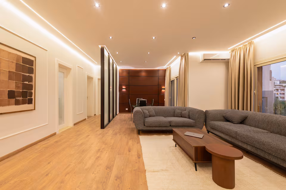 Sahara 2BR The Village Palm | New Cairo By Kennah — Apartment in The Village, Near Point 90 Mall, AUC Avenue, South Teseen St., New Cairo, Egypt — photo 2
