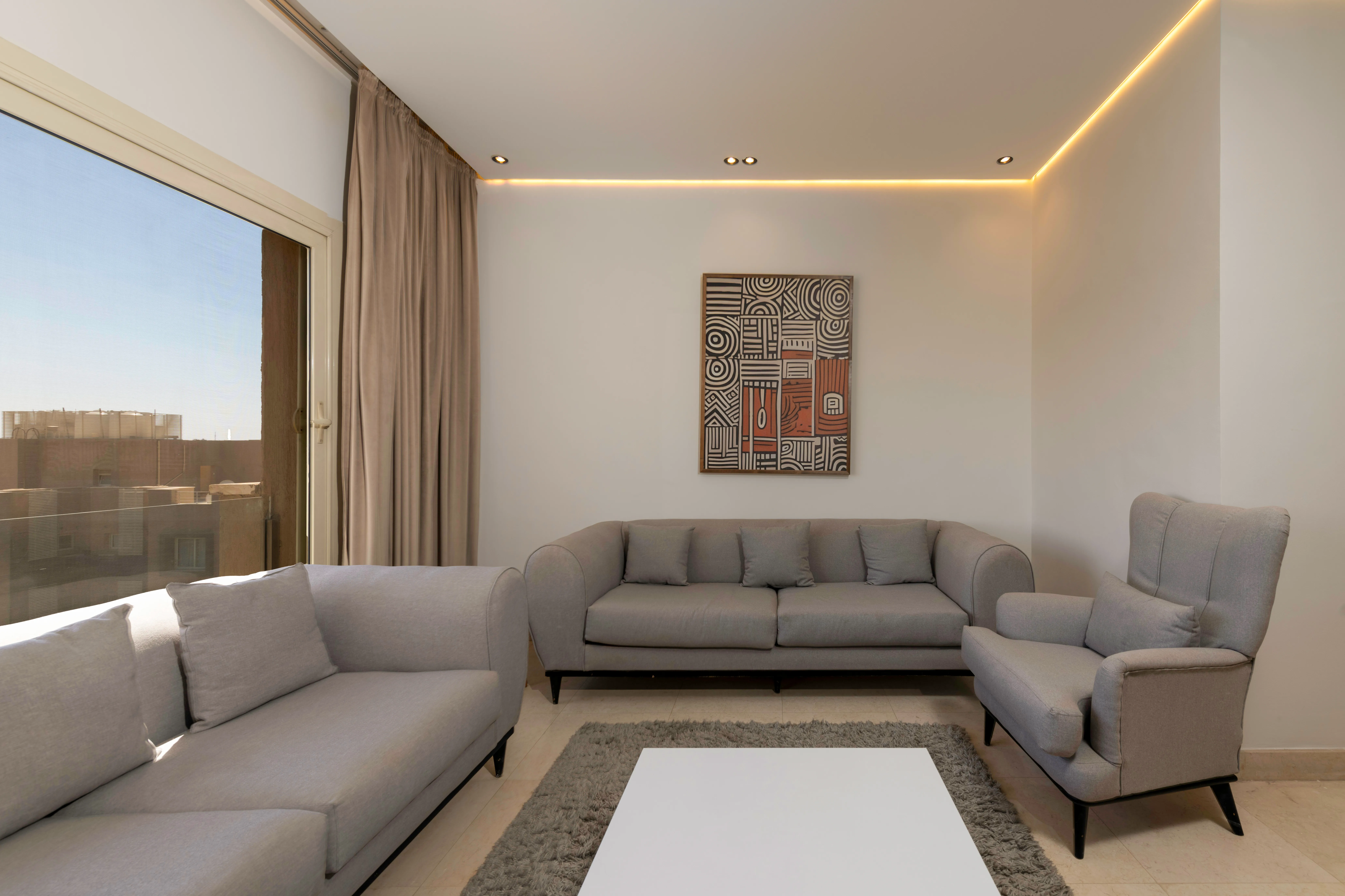Catalina 1BR The Village Palm | New Cairo By Kennah — Apartment in The Village, AUC Avenue, South Teseen St. Near Point 90 Mall, New Cairo, Egypt — photo 3