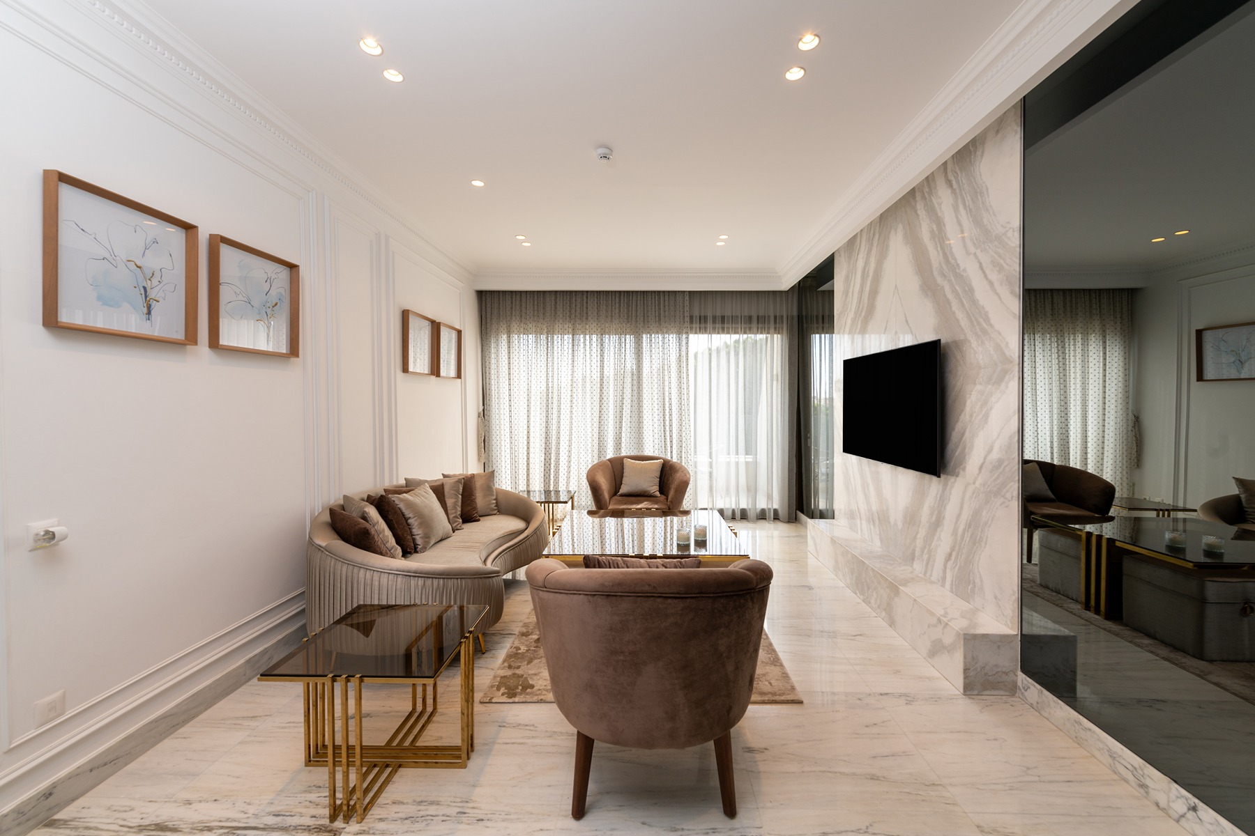 New Cairo Elegant Skyline Studio Mirage Golf — Apartment in Mirage City, Cairo Governorate, Egypt, Egypt